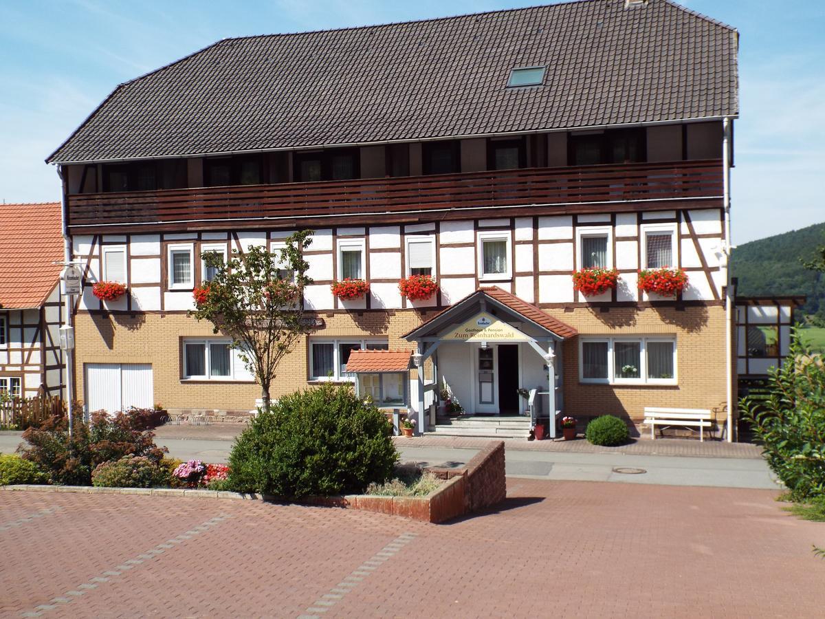 Hotel Garni Zum Reinhardswald Gewissenruh Экстерьер фото
